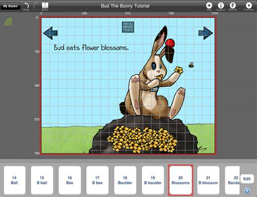 Create a children's book iPad app