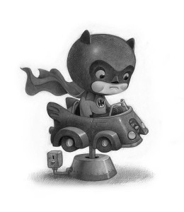 Little Batman type fan art Bat Dude